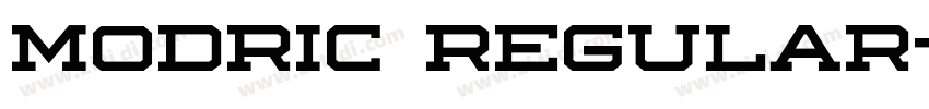 MODRIC Regular字体转换 MODRIC Regular字体转换